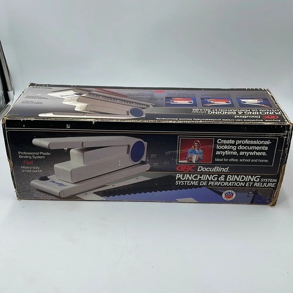 Heavy Duty 3-Hole Punch Binding System